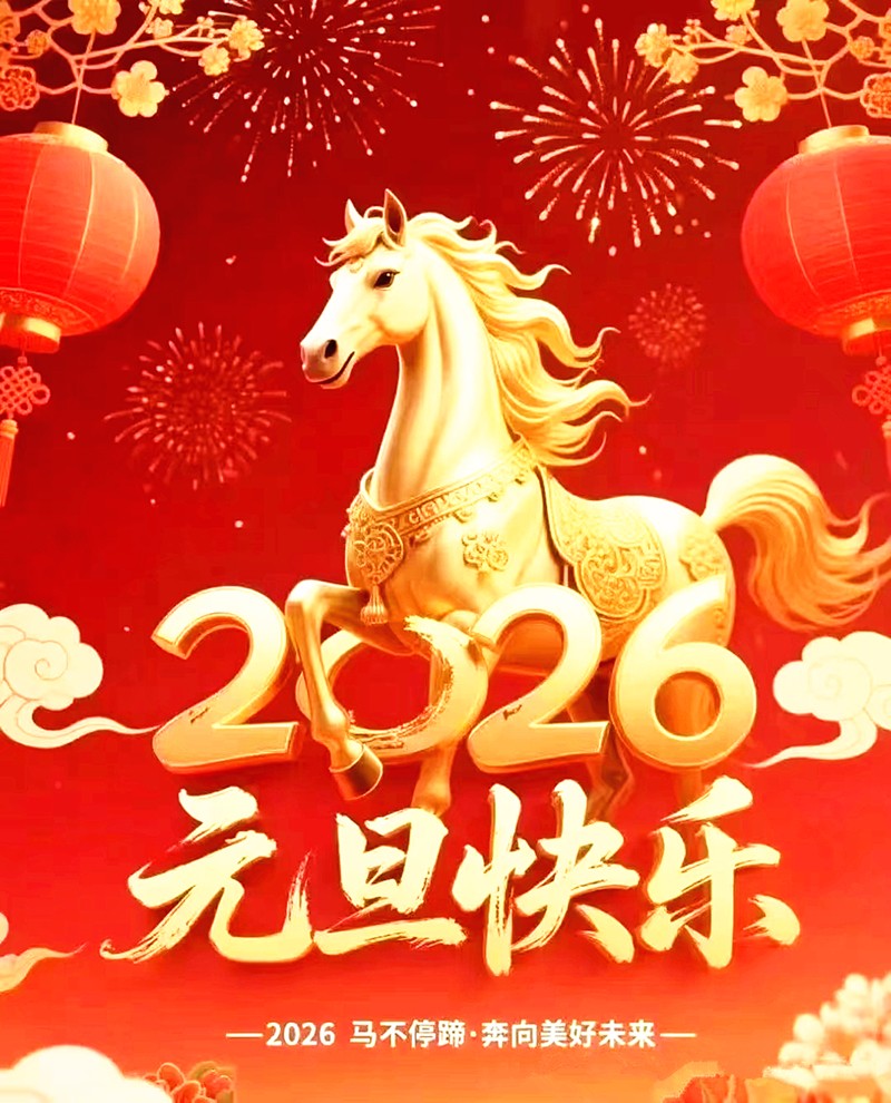 元旦贺词：奋进新征程 再创新辉煌